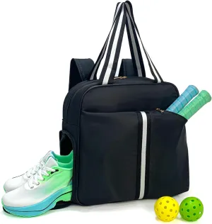Pickleball Bag, Pickleball Backpack for Women & Men, Pickleball Tote Bag with Shoes Compartment