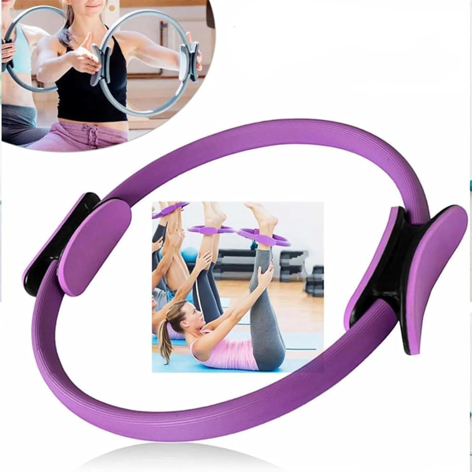 Pilates Essentials Kit for Women, 2025 New Better Me Pilates Kit for Core Strength, Stretching & Toning, 25cm Figure 8 Resistance Band Yoga Bands for Gym Workout