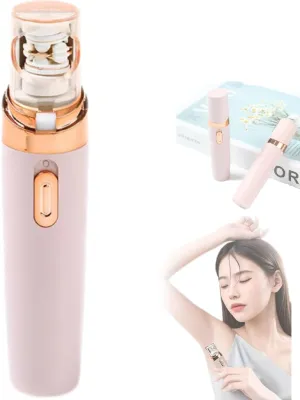 Pluzy Epil Pro 3.0 Women Face Epilator, 2024 New Epilator, 2-in-1 Women Shaver Kit, Cordless Rechargeable Epilator for Women (Charging)