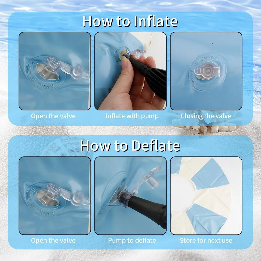Pool Tubes, Inner Tubes for Pool, Round Intertubes Pool Floating Tubes Swim Pool Rings Floaties Tubes