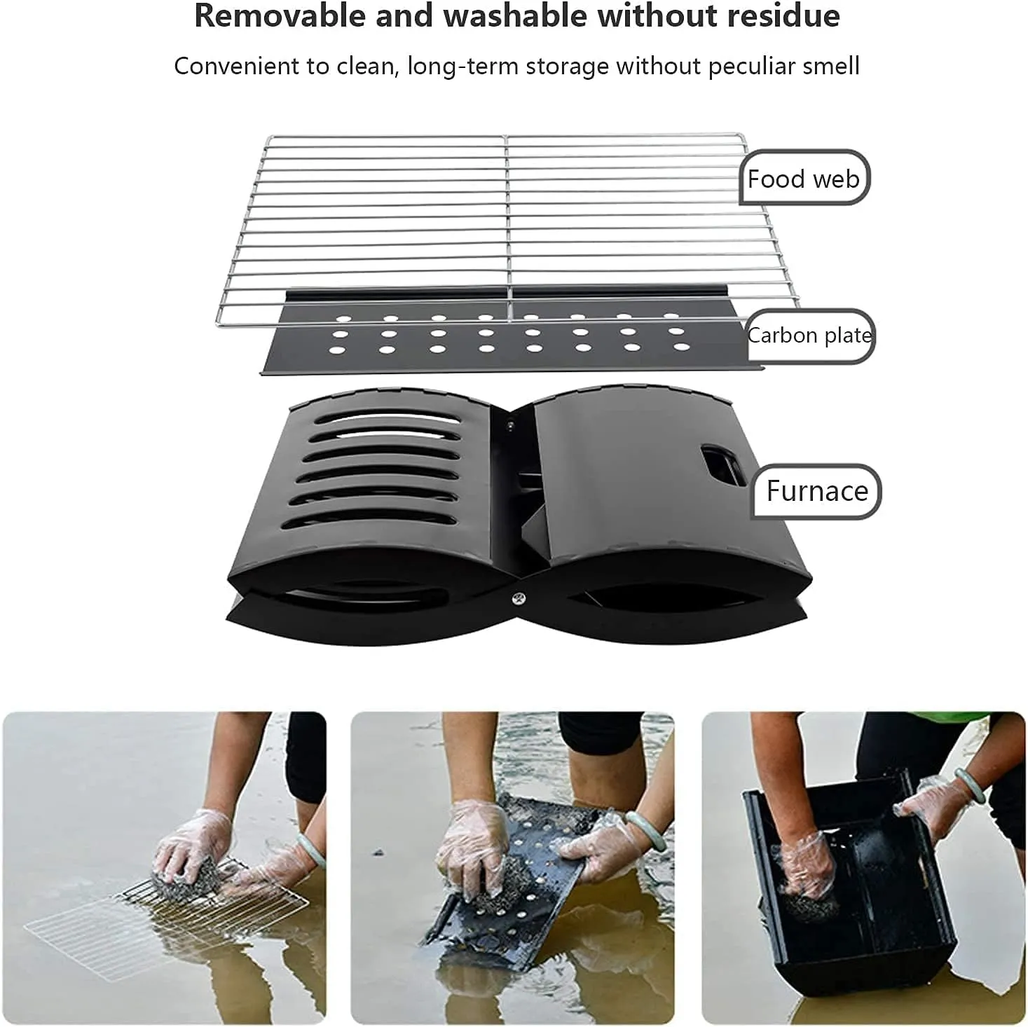 Portable Folding BBQ Grill by Nextool