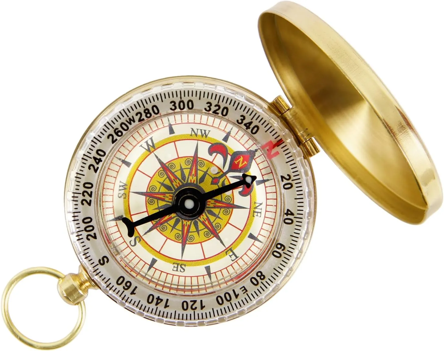 Portable Pocket Flip-Open Compass