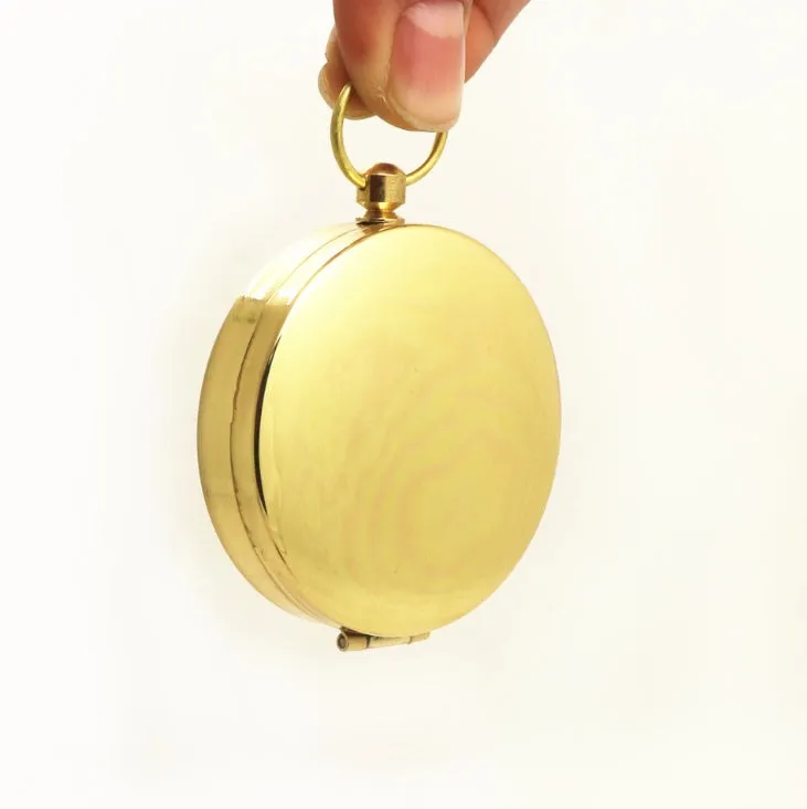 Portable Pocket Flip-Open Compass
