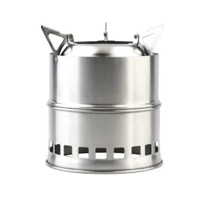 Portable Stainless Steel Camping Firewood Stove
