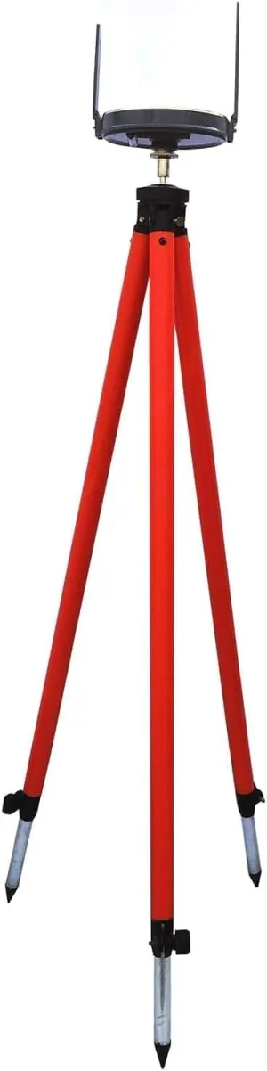 Prismatic Compass 150mm 6"" with Adjustable Tripod Stand & Box Precision Surveying Instrument Tool with 1 Year Warranty, As Shown in Image