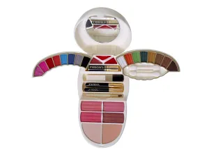 Professional All In One Makeup Palette Kit 16 Pigment Shadow With, Blusher, Powder Cake, Lip Gloss, Mascara, Eye Pencil, Lip Pencil Makeup Kit