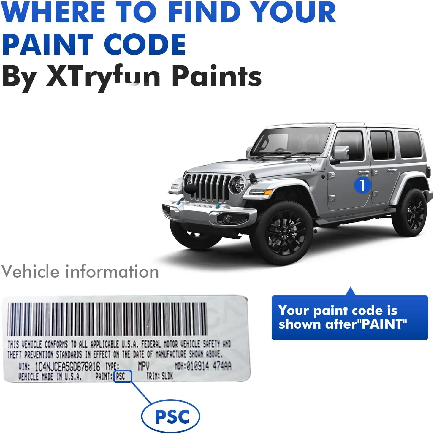 PSE/SSE Silver Zynith Touch Up Paint for Jeep, DIY Car Paint Scratch Repair Kit, Automotive Paint, Quick & Easy Fix Scratch Repair for Grand Cherokee/Grand Wagoneer/Wrangler/Compass/Wagoneer