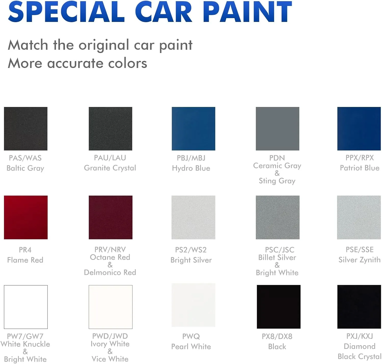 PSE/SSE Silver Zynith Touch Up Paint for Jeep, DIY Car Paint Scratch Repair Kit, Automotive Paint, Quick & Easy Fix Scratch Repair for Grand Cherokee/Grand Wagoneer/Wrangler/Compass/Wagoneer