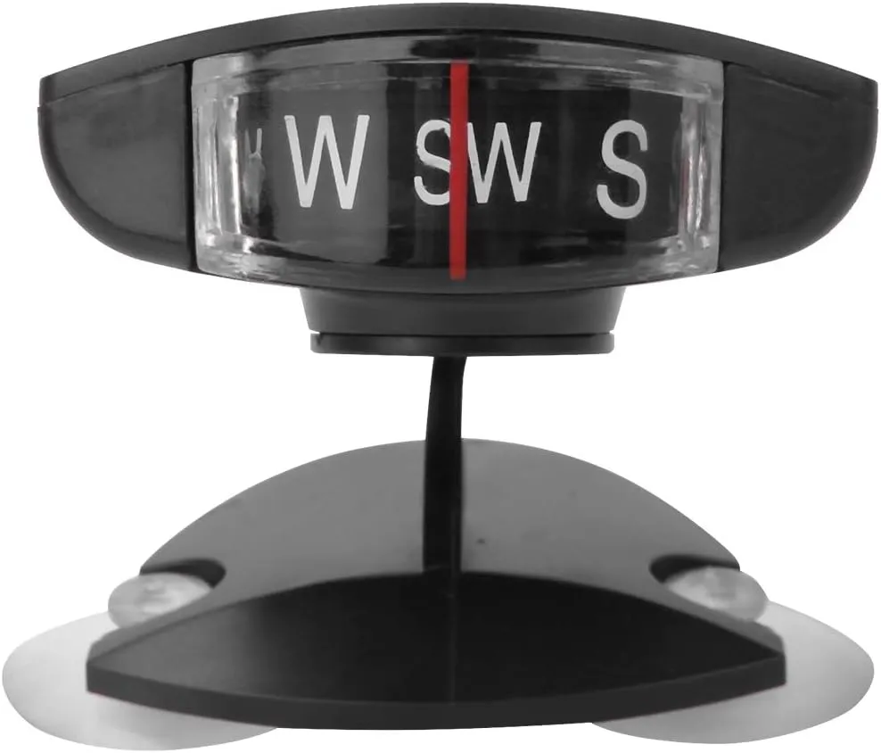 Pwshymi Foldable Car Compass Ball for Outdoor Adventures for Vehicle, Boat, Truck Cycling Hiking Direction Pointing