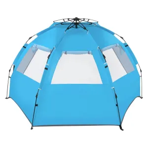 Quick-Open Beach Tent With Easy Setup