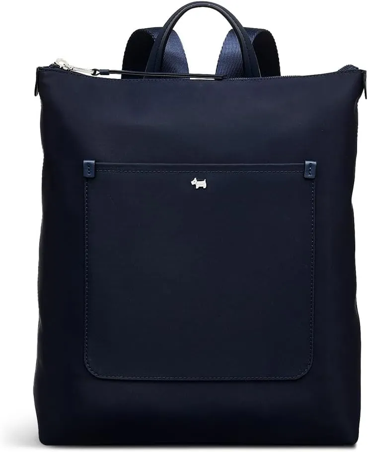 RADLEY London Filey Avenue Responsible Women’s Medium Recycled Fabric Ziptop Backpack, Ink