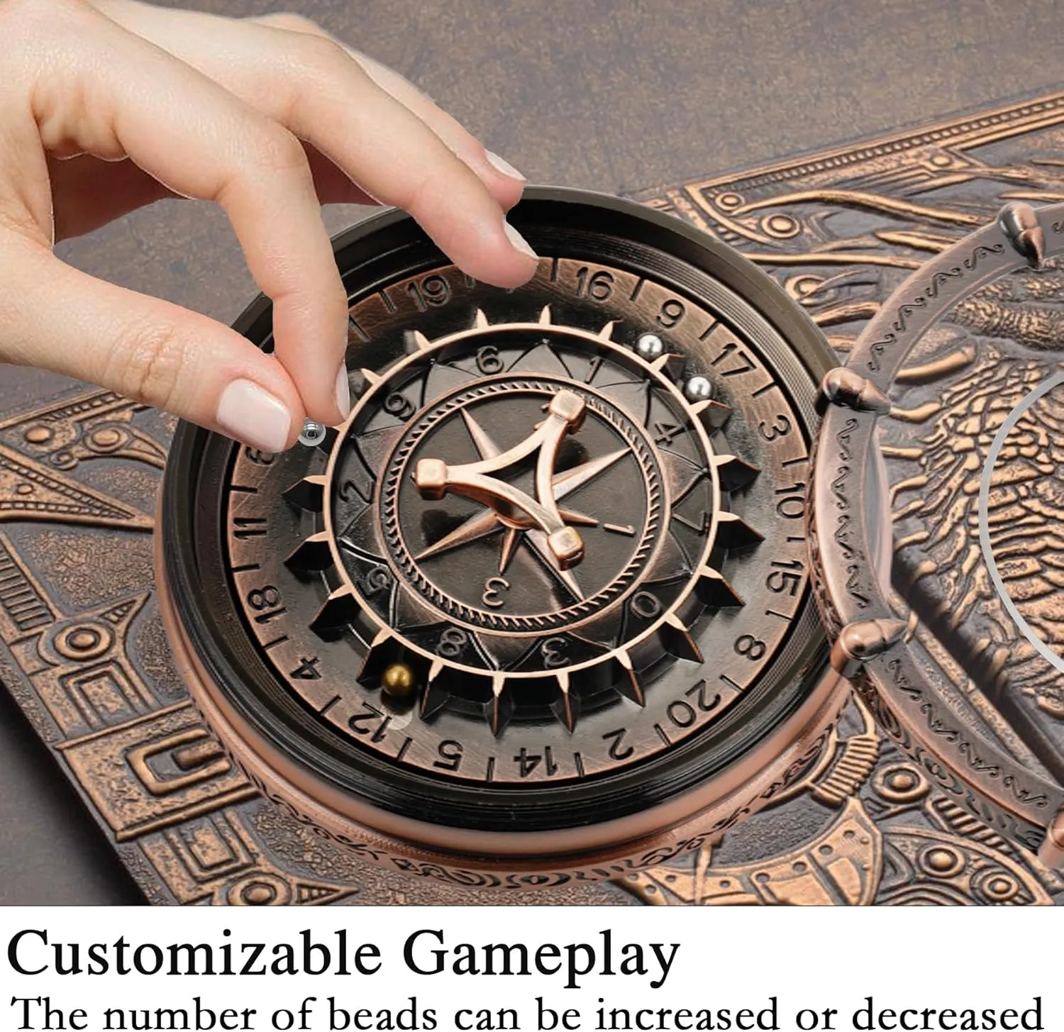 Random King Dice Set Unique Roulette DND Dice Dice for Dungeons & Dragons Tabletop RPG Games - Cool Randomness Prop and Fidget Roller, for Gamers Dice Goblin Collections