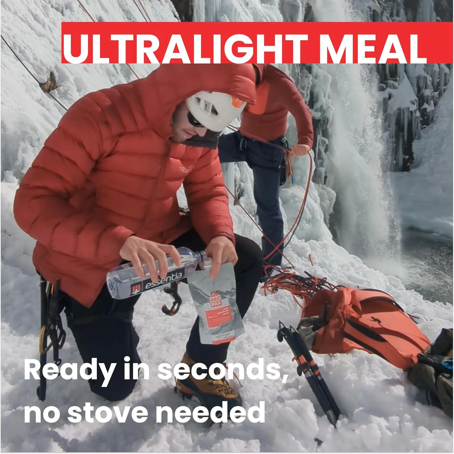RecPak Performance Ultralight Instant Meals For Your Next Adventure | 700 Cal 42g Protein I Mixed Flavor (6-Pack)