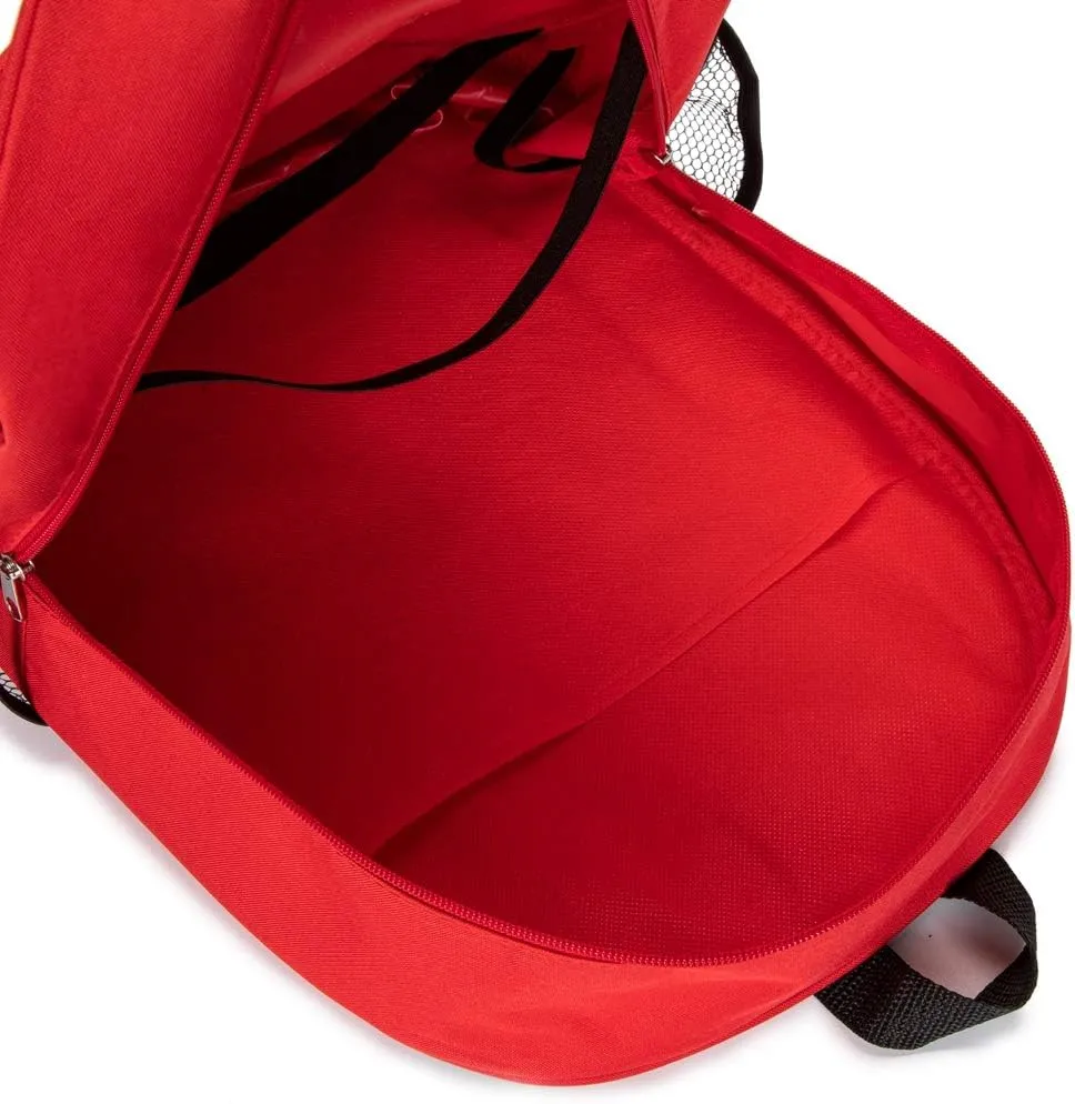 Red Emergency Bag First Aid Backpack Empty Medical Treatment First Responder Trauma Bags for Hiking Outdoors Travel Camping Pet Dog Cat Daycare (Red White)