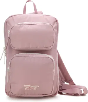 Reebok Unisex Crossbody Bag - Compact Sling Crossbody Bags for Women and Men with Convertible Strap for Gym and Travel, Size One Size, Mikayla Ashen Lilac