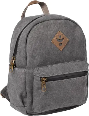 Revelry Supply Shorty Mini - Smell Proof, Water Resistant, Lockable - Backpack 7.4l Ash
