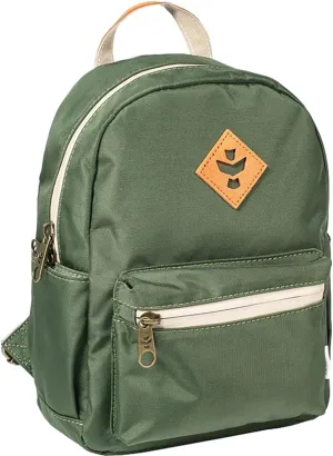 Revelry Supply Shorty Mini - Smell Proof, Water Resistant, Lockable - Backpack 7.4l Green