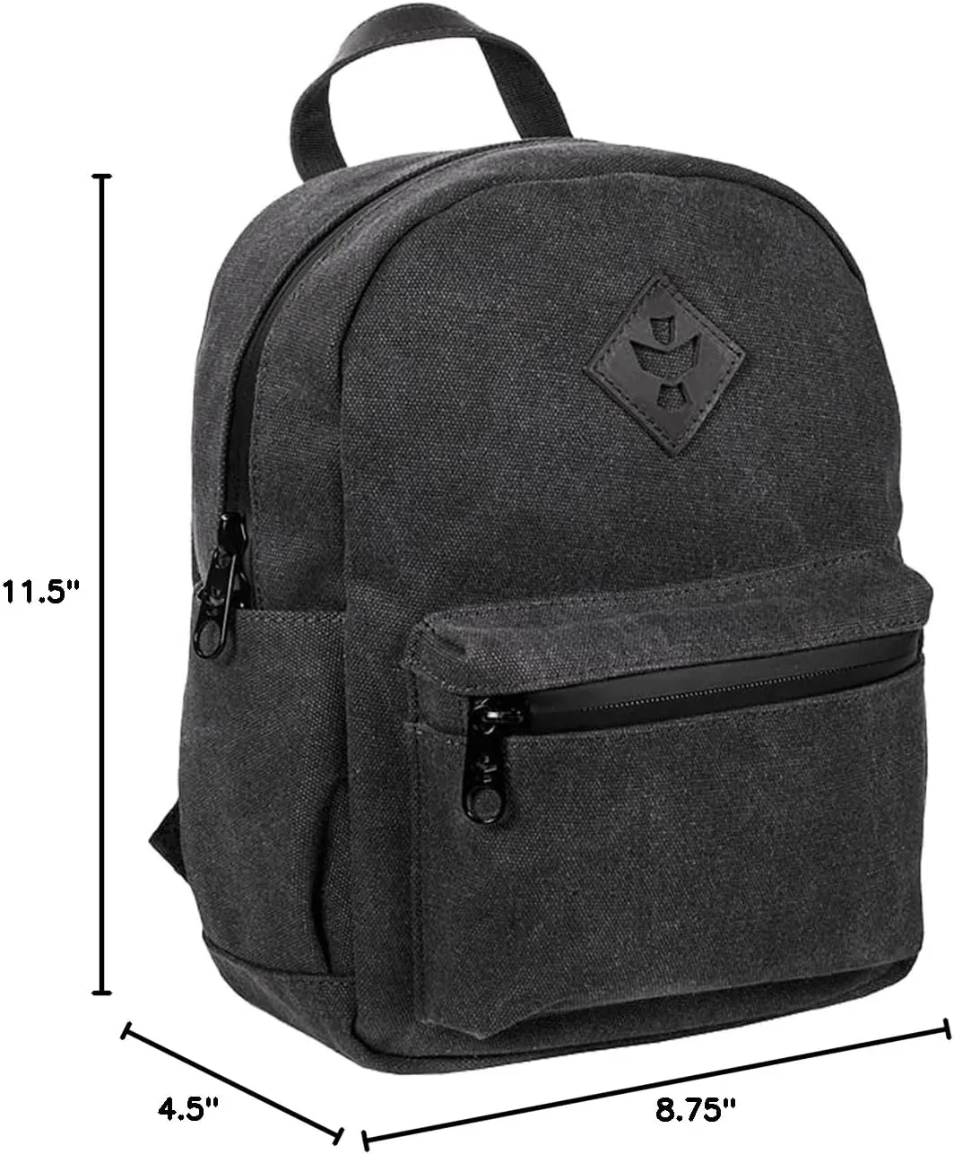 Revelry Supply Shorty Mini - Smell Proof, Water Resistant, Lockable - Backpack 7.4l Smoke