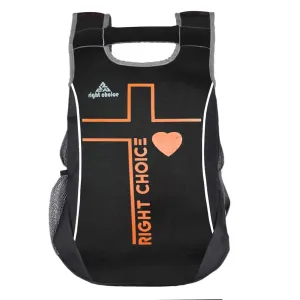 Right choice small 20 l backpack (black,orange&white)