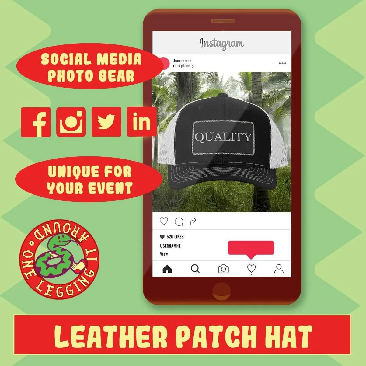 Rocket-Engine-Component Mechanic AF - Leather Black Patch Engraved Trucker Hat