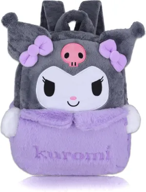 Roffatide Anime Plush Teens Girls Backpack Cartoon Rabbit Stuffed Backpack Kawaii Lolita JK Women Schoolbag Birthday Gifts Purple