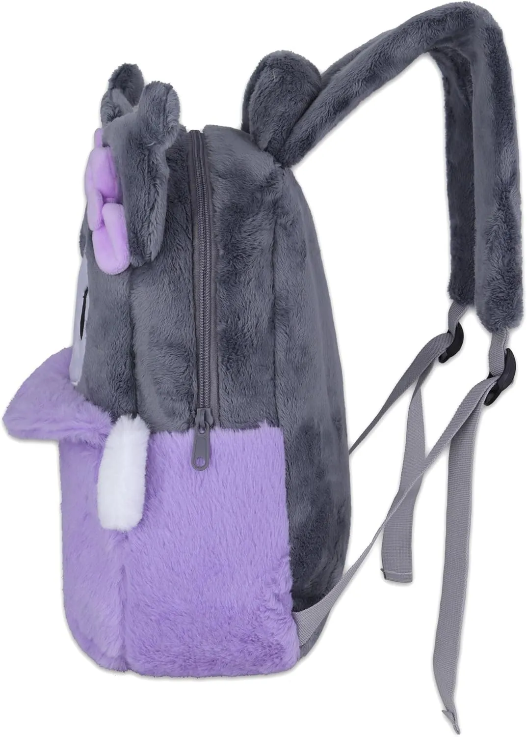 Roffatide Anime Plush Teens Girls Backpack Cartoon Rabbit Stuffed Backpack Kawaii Lolita JK Women Schoolbag Birthday Gifts Purple