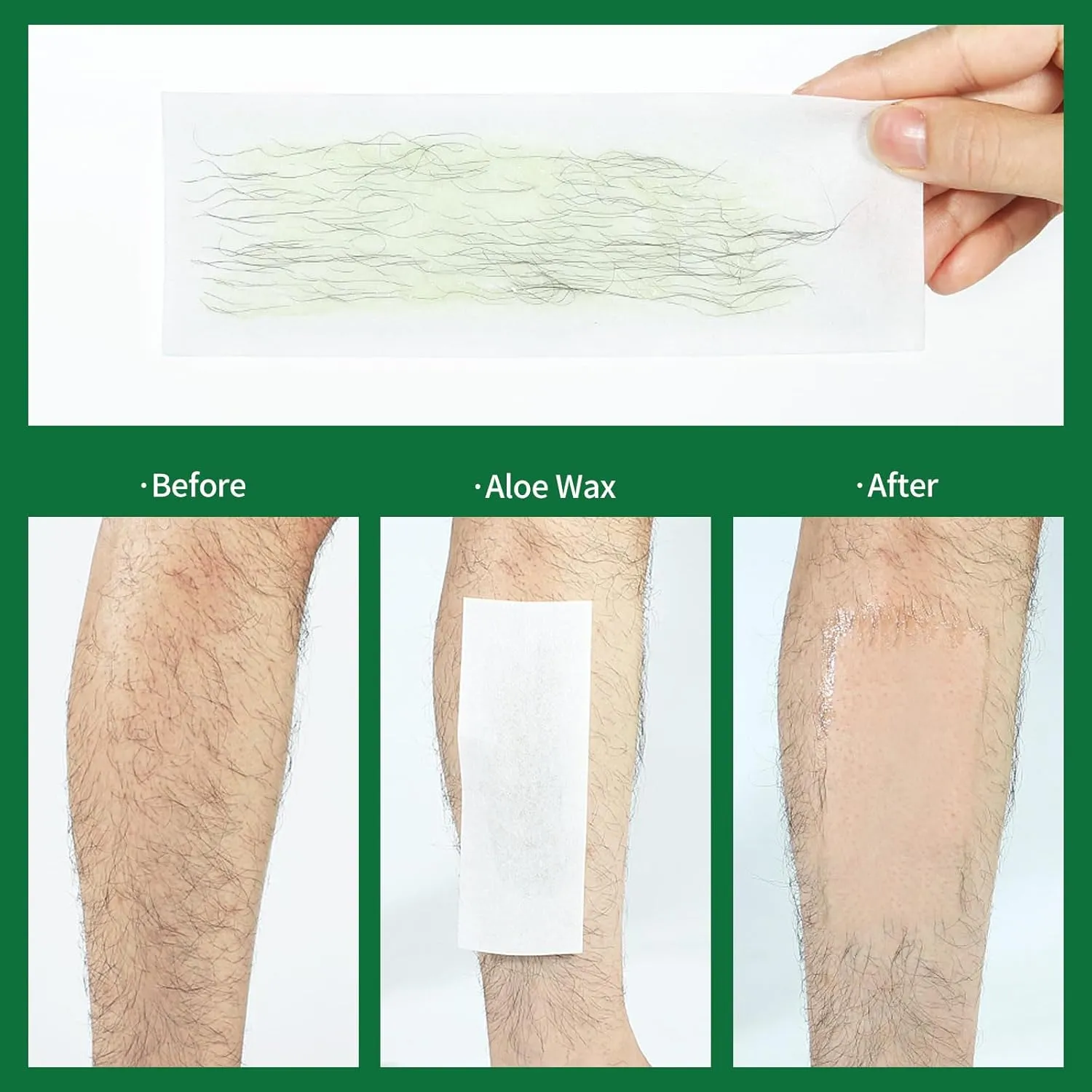 Roll-On Wax Waxing Kit for Sensitive Skin - Wax Roller for Larger Areas at Home