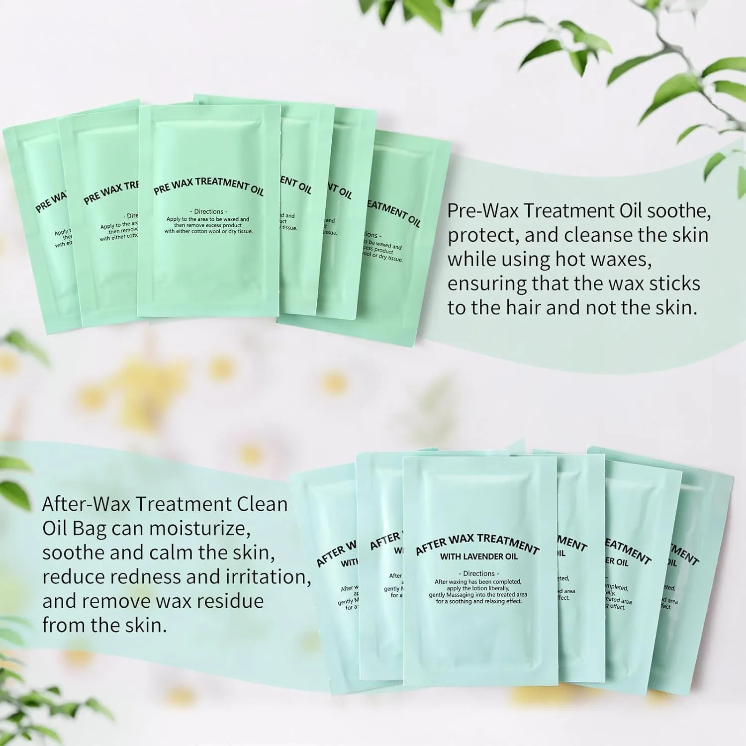 Roll-On Wax Waxing Kit for Sensitive Skin - Wax Roller for Larger Areas at Home