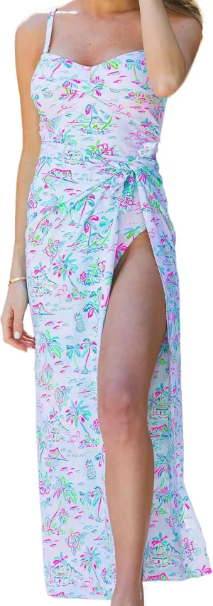 RuffleButts Women's Convertible Sarong Cover-Up