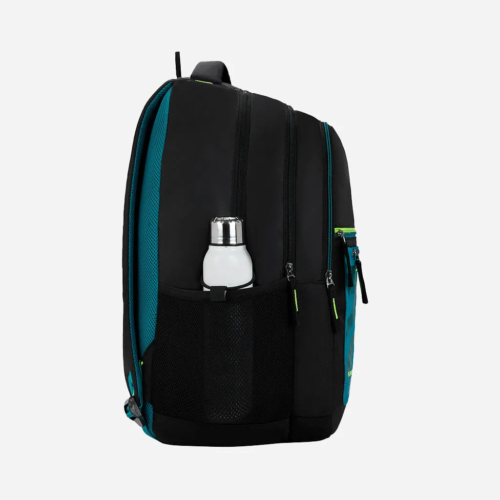 Safari Wing 15 37L Black School Backpack with Pencil Pouch