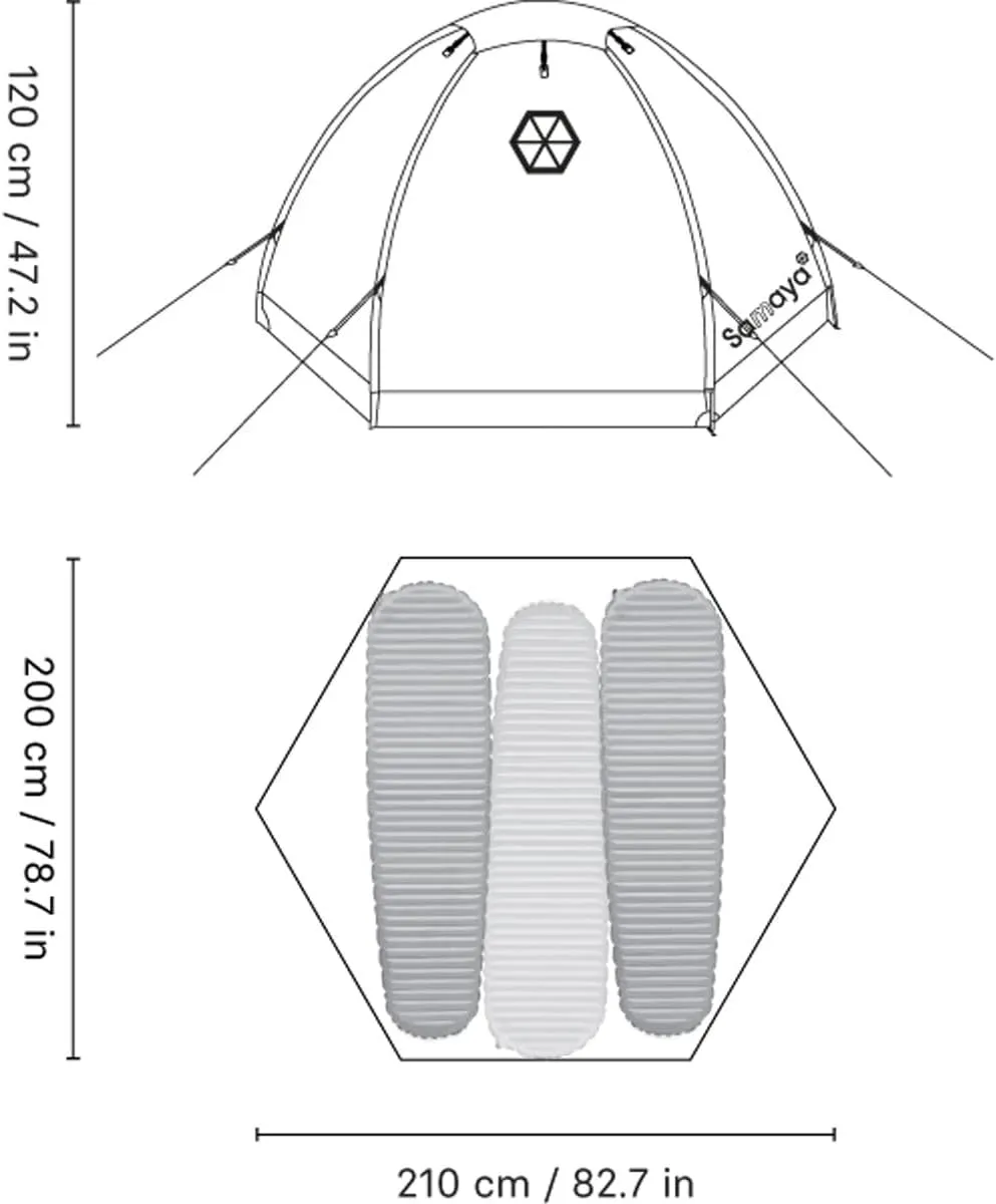 Samaya, Samaya2.5 Tent: 2.5 Person 4-Season