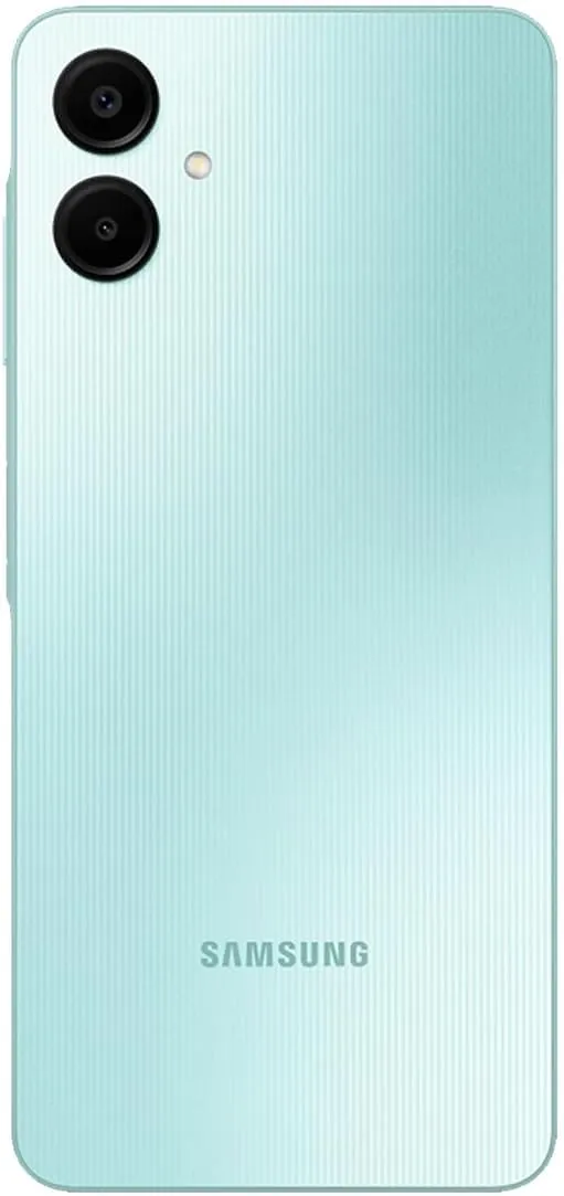 SAMSUNG Galaxy A06 4G LTE (128GB   4GB) Latin Version SM-A065M/DS (Tmobile Metro Mint & Global) 6.7" Dual Sim 50MP Dual Cam   (Wall 25W Dual Port Bundle) (Light Green SM-A065M/DS Model)