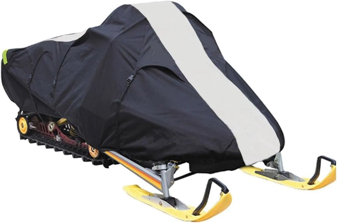 SBU 600D Snowmobile Travel and Storage Cover Compatible for 1997-2003 Model Year Polaris INDY Trail RMK Sleds. Slush and Mud Protection
