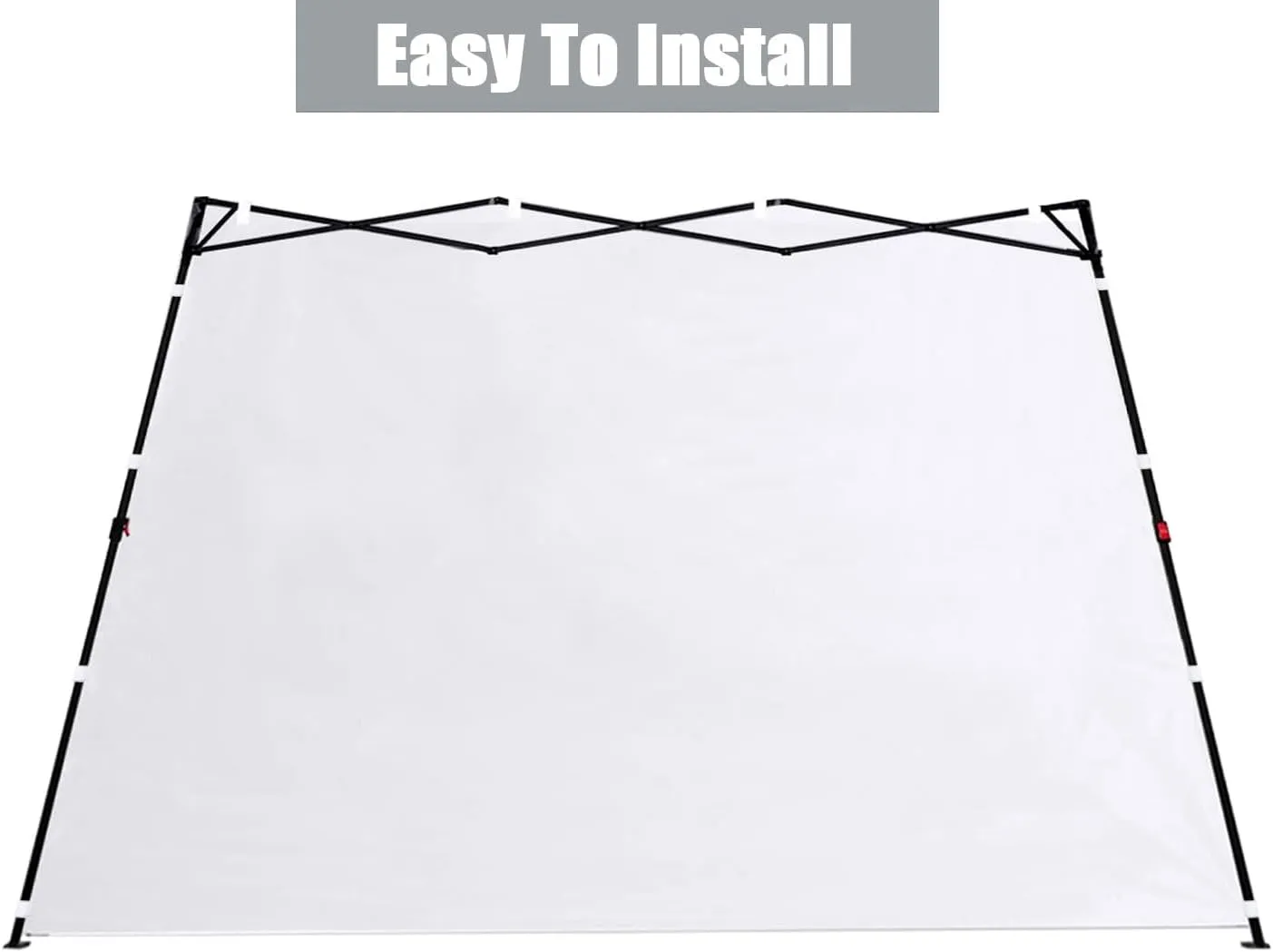 SCOCANOPY SideWall for 10x10ft Slant Leg Canopy Frame, 3 Pack SunWall Only,Gray