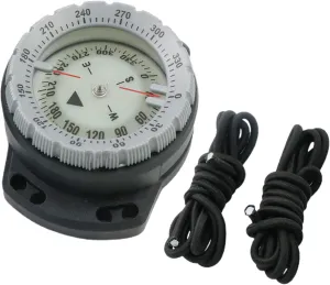 Scuba Diving Compass - Waterproof Underwater Scuba Compass with Rope | 50m Elastic Rope Compass | Water Sports Glowing Compass with Side Window | Scuba Diving Accessories