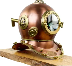 Scuba Diving Nautical Helmet | Maritime Ship's Decorative Helmet | Nagina International (12 Inches, Retro Cop)
