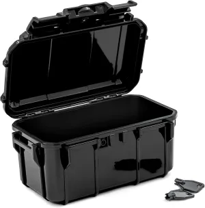 Seahorse 58 Portable Waterproof Dry Box OEM Protective Case - Travel Safe/Mil Spec / IP67 Waterproof/USA Made - for Cameras, Ammunition, Rifle Ammo, Pistols, Smell Proof Box (Black)
