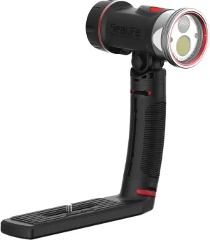 SeaLife Sea Dragon 3000SF Pro Dual Beam Compact Underwater Scuba Diving Photo-Video COB LED Light, Two Beam Angle Light Kit (SL679)