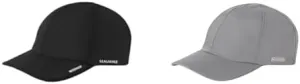SEALSKINZ | Langham | 2 Pack Waterproof Unisex All Weather Running Cap Hat | Suitable for Outdoor Activities| Black & Grey