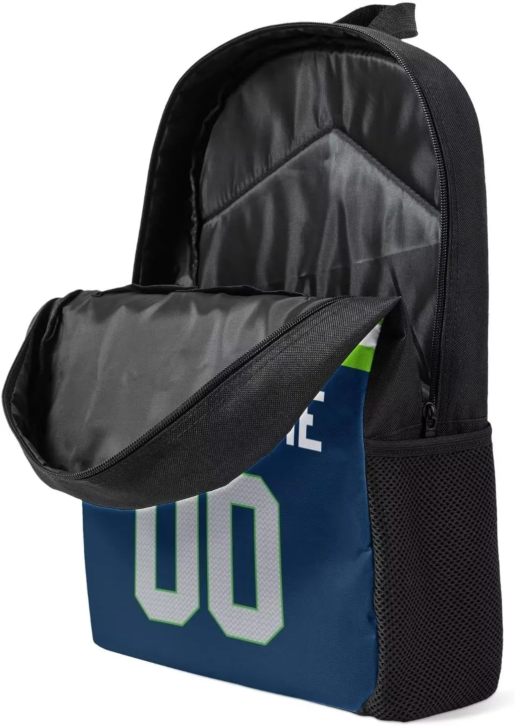 Seattle Custom Backpack High Capacity,Laptop Bag Travel Bag,Add Personalized Name And Number£¬Gifts For Football Fans