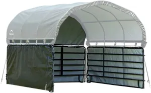 ShelterLogic 12'x12' Equine, Livestock and Agricultural Shelter Enclosure Kit (Corral Panels and Shelter Not Included)