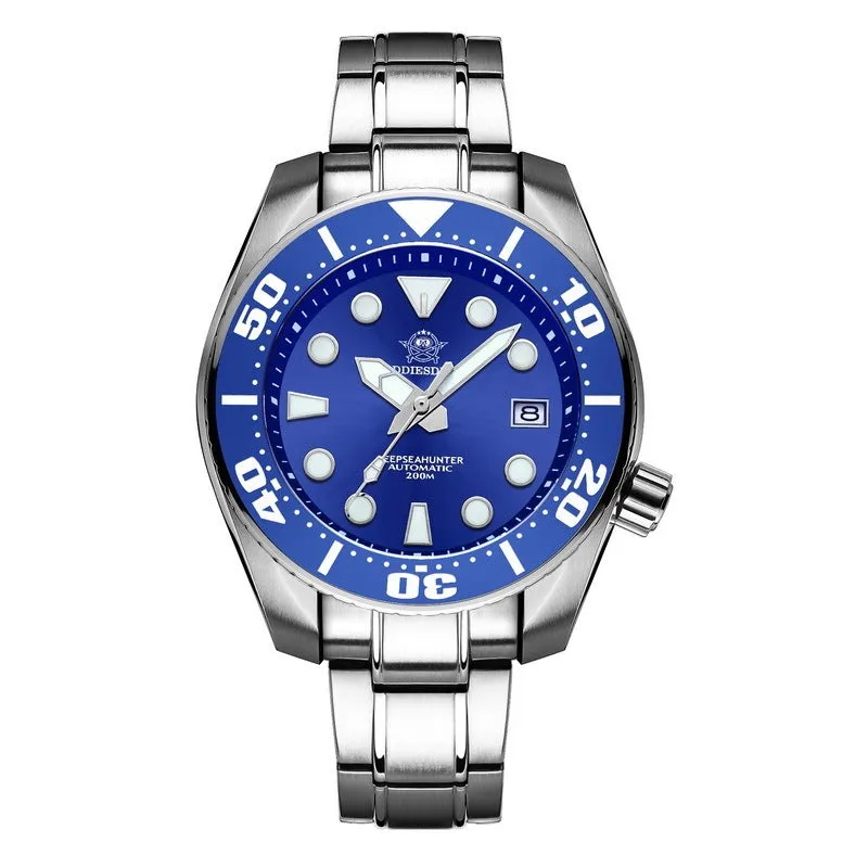 Shi Automatic Luminous Steel Watch