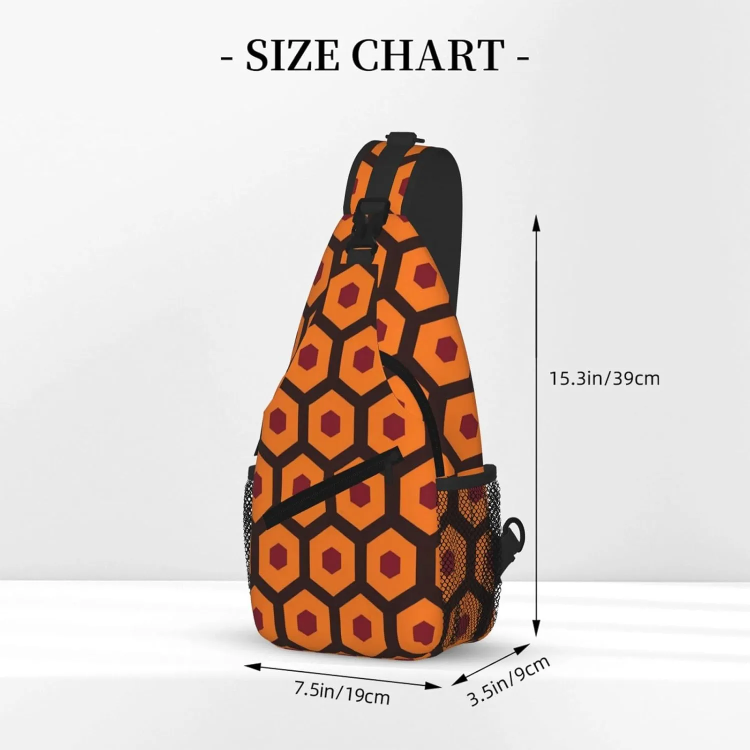 Shining Overlook Print Cross Chest Bag Diagonally - High-Capacity For Short Trips, Work, And Daily Use