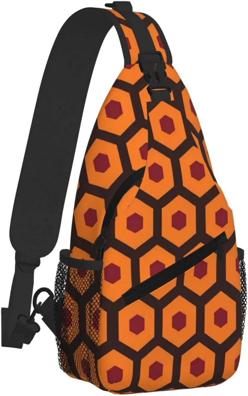 Shining Overlook Print Cross Chest Bag Diagonally - High-Capacity For Short Trips, Work, And Daily Use