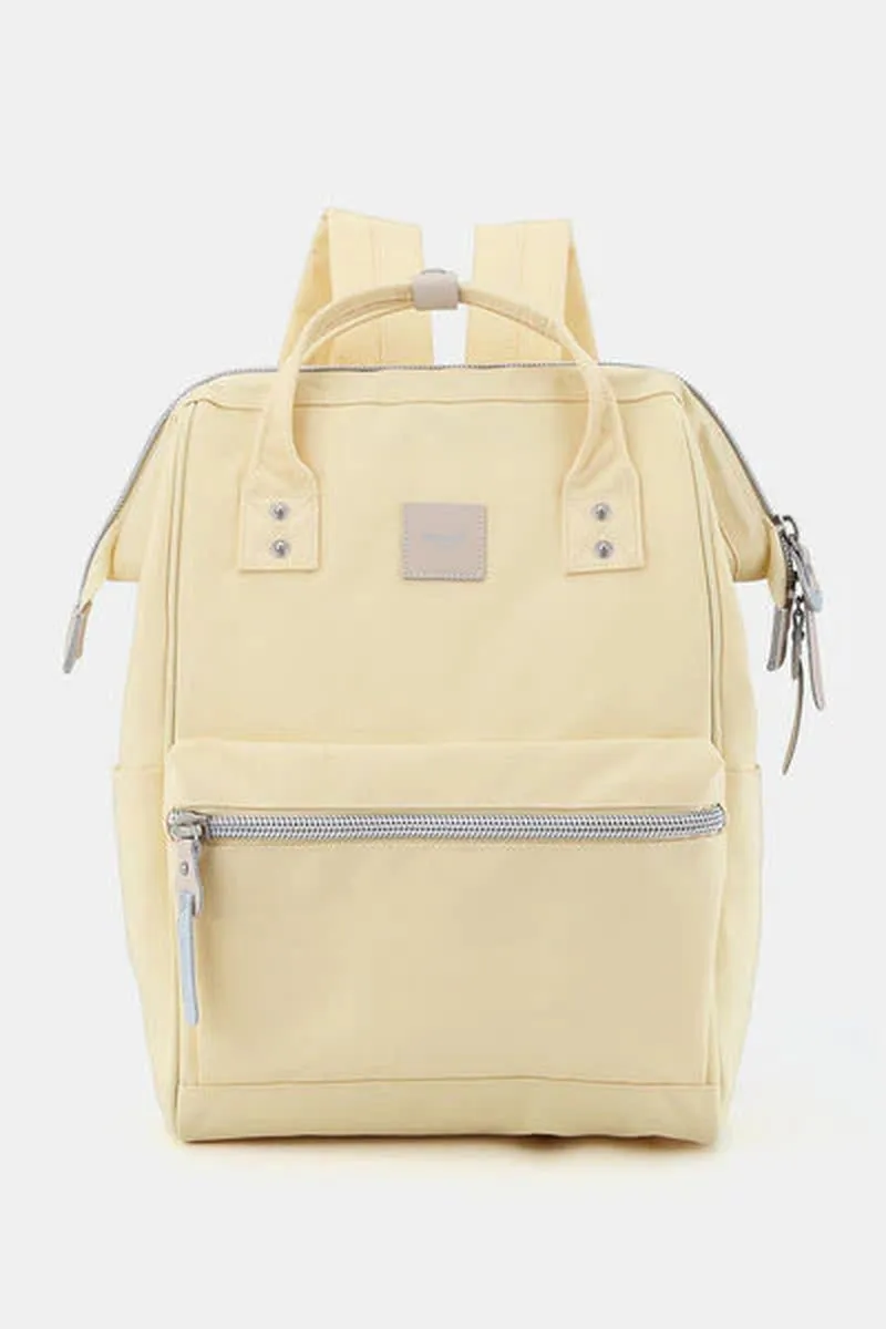 SHVANI Himawari Water Resistant Canvas Backpack Bag with Side Pockets