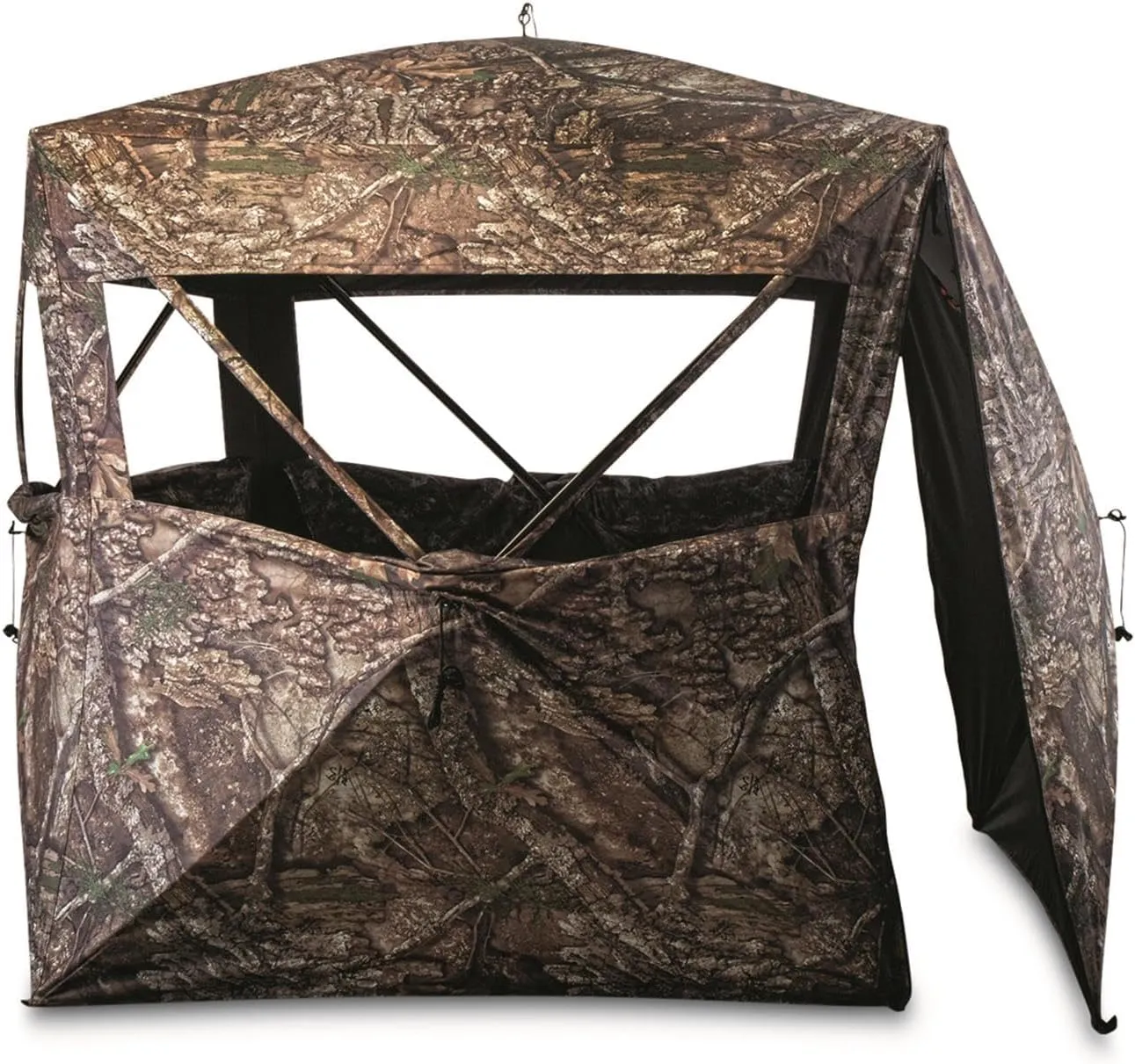 Silent Adrenaline Pop-Up Hunting Ground Blind; for Deer and Turkey Hunting, 2-Person Tent
