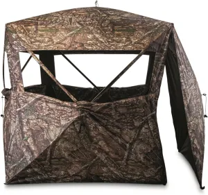 Silent Adrenaline Pop-Up Hunting Ground Blind; for Deer and Turkey Hunting, 2-Person Tent