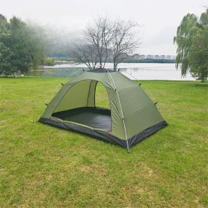 Single Mesh Tent, Ultralight Screen House with 3000 Waterproof Bathtub Floor 2 Door Ladder Design Perfect for Camping Hiking Backpacking Traveling Fishing