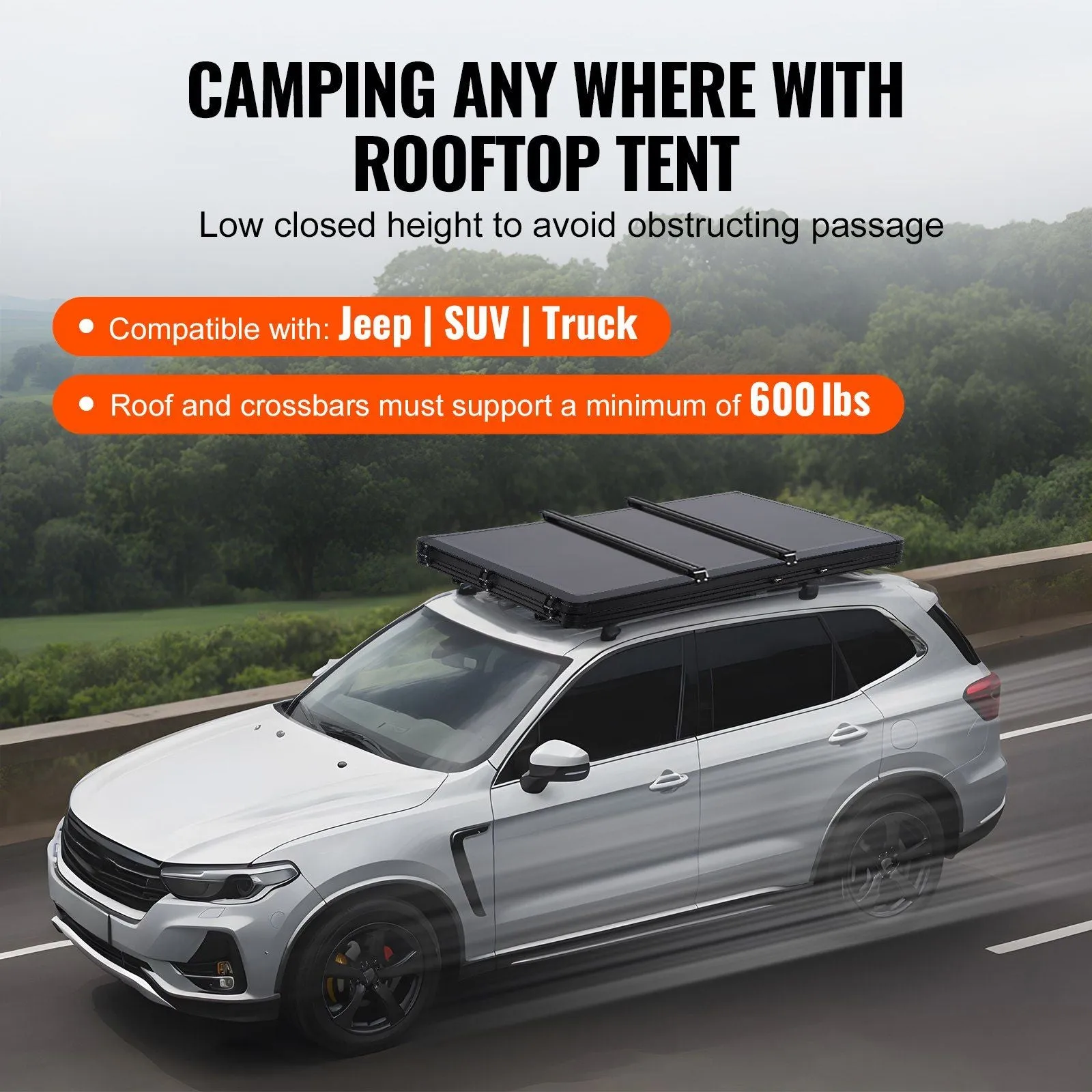 SkyDwell™ 3-Person Inflatable Rooftop Tent – Soft Shell with Aluminum Armor