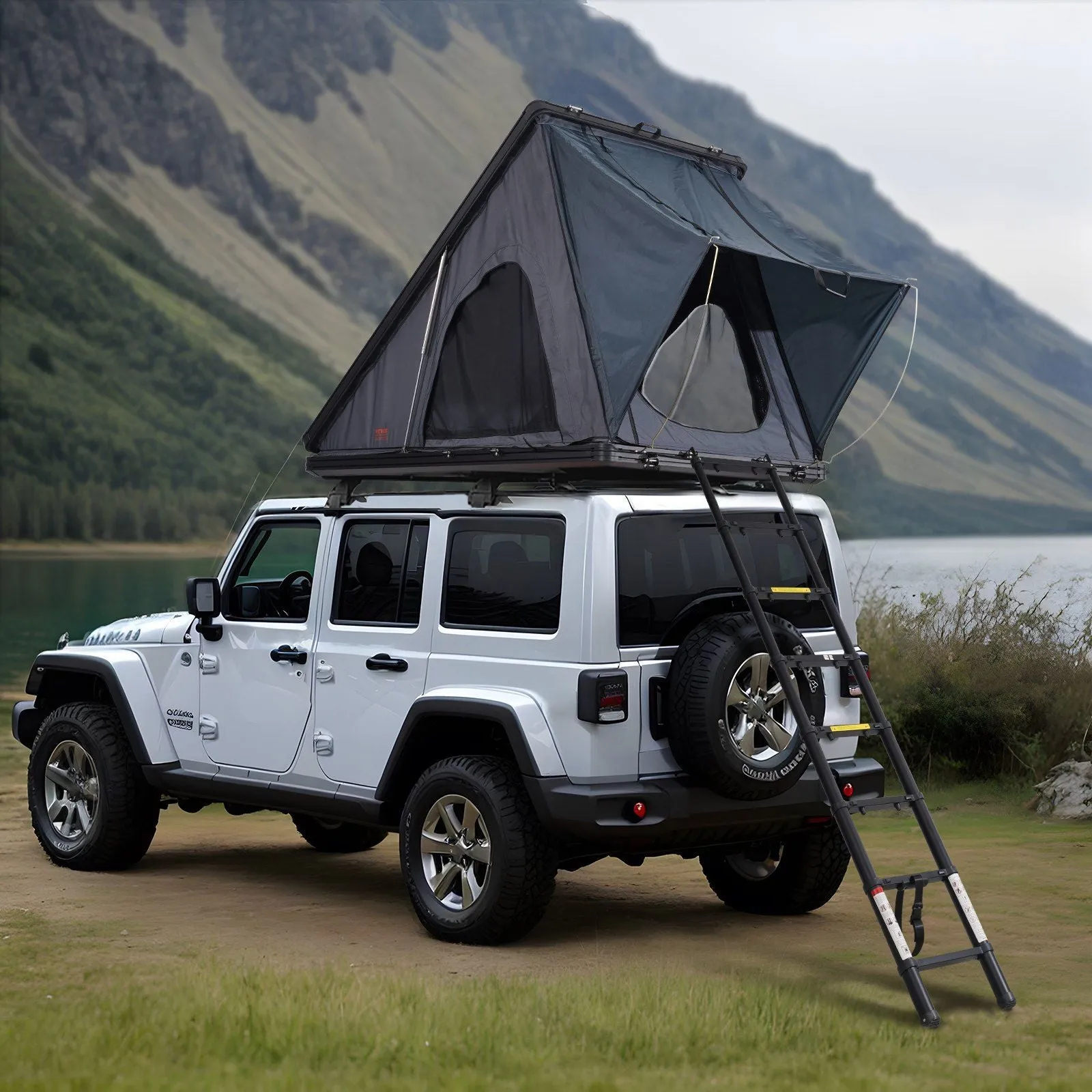 SkyDwell™ 3-Person Inflatable Rooftop Tent – Soft Shell with Aluminum Armor